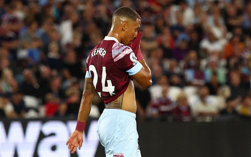 Image for West Ham United: Kevin Hatchard criticises Thilo Kehrer