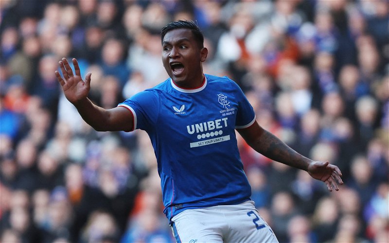 Image for Rangers: Barry Ferguson unhappy with Alfredo Morelos