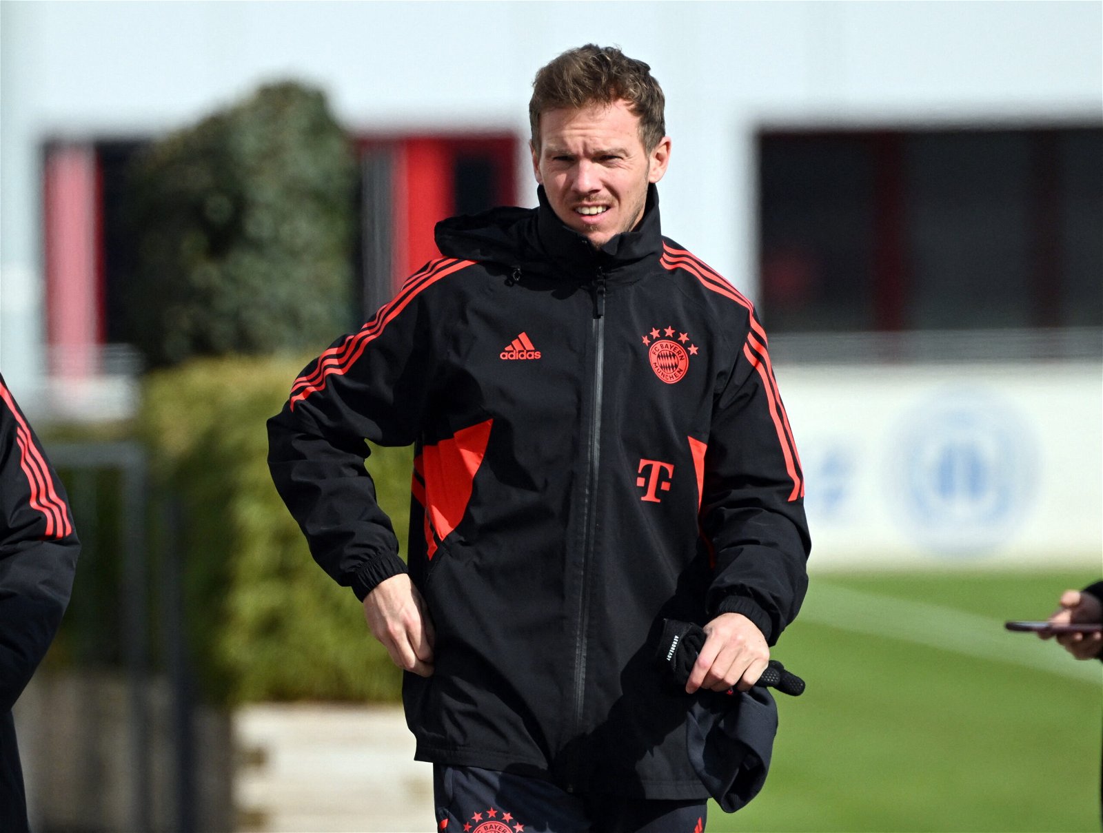 Bayern Munich coach Julian Nagelsmann during training