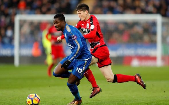 Image for Leicester City: Amartey slammed for ‘car crash’ performance for Ghana