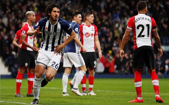 Image for West Brom fans slaughter Hegazi for miss v Ipswich