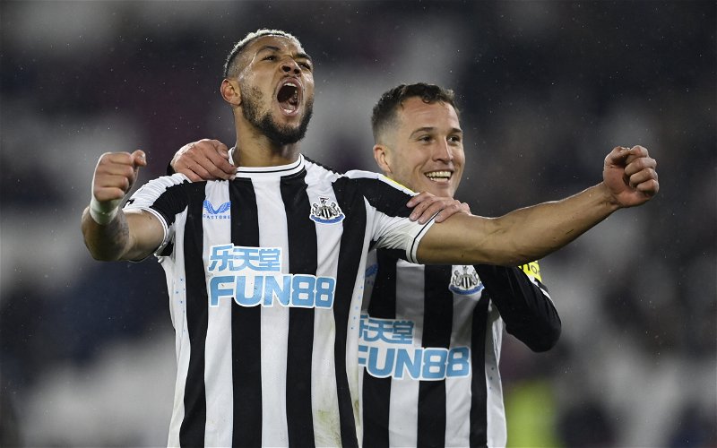 Image for Newcastle: Joelinton delivers fine performance vs the Hammers