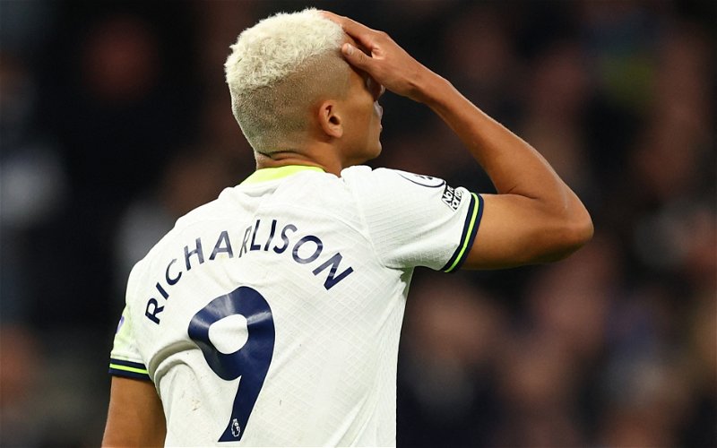 Image for Tottenham Hotspur: Dinnery provides Richarlison injury verdict