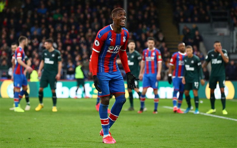 Image for Crystal Palace: Dan Cook worried for life without Wilfried Zaha